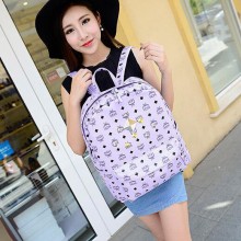 韩版女中学书包高中初中生双肩书包帆布学院风a-106魏晨同款