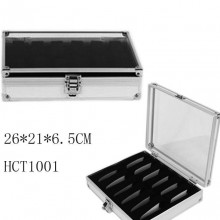 亚克力透明盖铝框,12位厂家订制批发手表盒单层，员工福利礼物