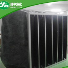 陕西延安异味处理设备 雅宁净化袋式活性炭过滤器 铝框 袋式