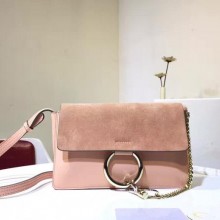 2017秋冬新款明星同款Faye真皮链条圆环包多隔层单肩斜挎