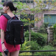 男士双肩背包 旅行包双肩包男韩版潮中学书包休闲背包双肩