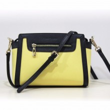 米芬蒂MIFENDI小号 真皮 撞色设计 单肩包 斜挎包 女包 小包