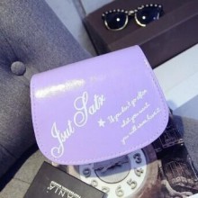 厂家批发韩版新款PU皮字母图案单肩包 时尚百搭潮流女式小方包