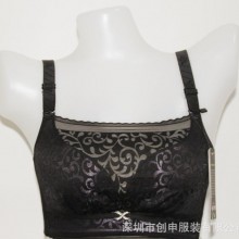 妃玬尔品牌美容院专供内衣 新款女士内衣文胸 聚拢上托蕾丝花边抹胸 无钢圈 一片式文胸内衣 热销批发