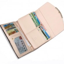 专业订做鳄鱼纹长款女士钱包 皮夹手拿包 时尚潮流