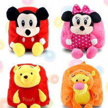 广龙卡通 米奇毛绒玩具公仔男女儿童双肩包 厂价销售