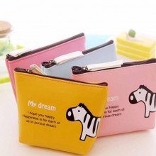 直销韩版可爱快乐木马零钱包 唯美印花女硬币包女士钱包