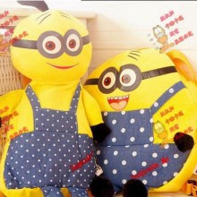 新款可爱奶小书包 幼儿书包 双肩背书包小黄人造型儿童背包