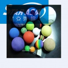 星亚01EVA研磨球 海绵球 大红色小丑鼻子 EVA字母 PU海绵球