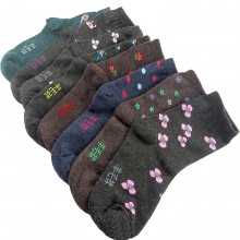 直销中老年 秋冬中筒女士仿羊毛女袜 保暖袜 地摊袜 货源