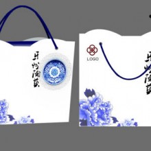 广州纸袋 中国风礼品纸袋 福字纸袋小15X20cm手提环保纸