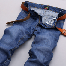 2016春秋新款男士牛仔裤 韩版直筒男装长裤 修身青年男裤一件代发