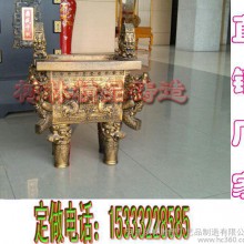 仿青铜方鼎中式工艺品办公室摆件酒柜摆设招财装饰仿古青铜鼎纯铜鼎其侯方鼎小桌面摆件风水鼎商务礼品外事中国风