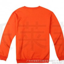 广州定做 涤棉工作卫衣 外贸原单卫衣男 圆领秋季员工卫衣采购