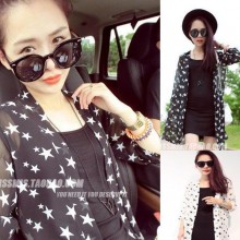 网络热卖款 星星防晒衣 超薄五角星防晒衣 星星空调衫 厂家直