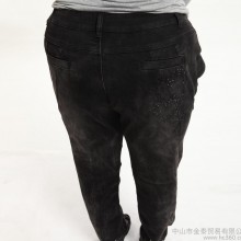 供应华之敏121042013新品女装精品韩版码牛仔裤