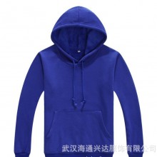 420g加厚连帽套头卫衣 休闲纯色广告卫衣定做