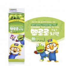 韩国原装进口 啵乐乐儿童牙膏 3岁以上 苹果味90g