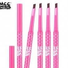 韩国一字眉 自然旋转眉笔 黑色咖啡方头免削 自动方形砍刀/三