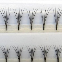 navina 嫁接假睫毛，6根嫁接假睫毛，嫁接种植假睫毛，白