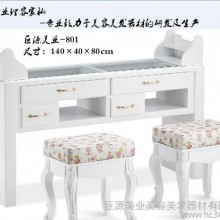 美甲店专用高档双人美甲桌 美甲柜子 美甲店放指甲油产品架