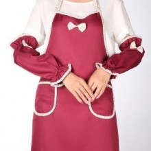 玺 洋洋～韩版蝶恋花围裙、美甲店、咖啡店工作围裙