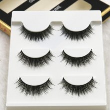 3D-05 三对装3D立体假睫毛 纯手工美妆自然浓密交叉假睫