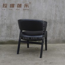定制\n            甜品店美甲店实木椅子西餐厅椅子