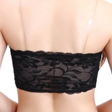 高弹全蕾丝抹胸 配肩带 防走光打底裹胸 抹胸裹胸 厂家批发