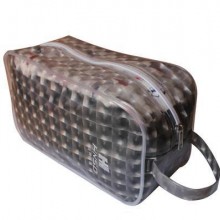 新款沙滩包 游泳包 防水包 大容量 蓝色  轻盈剔透蓝黄 出