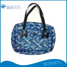 3mm潜水包女款鱼鳞纹手提包SBR挎包氯丁橡胶迷彩防水包