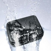 批发gopro中号防水包 hero4/3+/3 收纳包pu斜