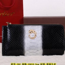 韩版2014新款热销时尚休闲真皮男士钱包批发 292白+黑