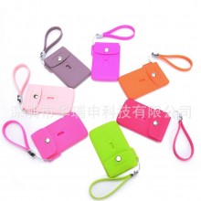 促销礼品硅胶  卡通零钱包 短款拉链硬币包  钥匙包 卡包