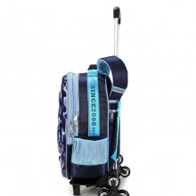 新款儿童三轮可爬楼梯拉杆书包 小学生3-6年级男童女童 厂家