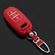 专用于奥迪A4L钥匙包 真皮汽车钥匙套A6L Q5 A5 A6车用钥匙包钥匙套保护壳批发