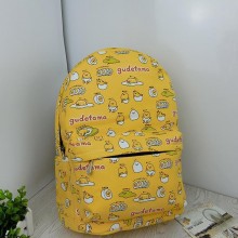 原单动漫卡通蛋黄哥gudetama懒蛋蛋 双肩背包书包中学生