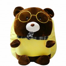 幼儿书包可爱男女儿童中小班1-5岁卡通毛绒背包幼儿园宝宝双肩