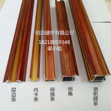 全国直销橱柜铝材铝框门灶台门材料仿实木橱柜批发全铝家俱型材全铝酒柜