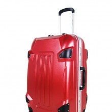 蒂柏拉 PC纯色休闲旅行拉杆箱 学生耐磨铝框行李箱厂家直销6
