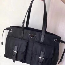 普拉达购物袋超大容量购物袋妈咪袋原单批发防水布大口袋手提包