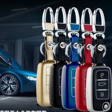 专用大众新速腾朗逸捷达帕萨特途观高尔夫7宝来6汽车真皮钥匙包