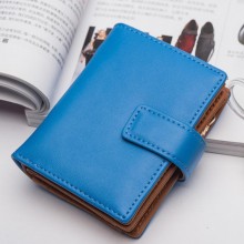 创意款韩版真皮女士钱包 头层牛皮拉链女钱夹短款手拿包厂家批发