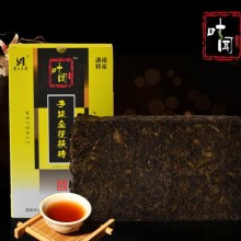 一件代发 微商货源 茶叶厂家 安化黑茶批发2013年陈料叶闻手筑金花一级茯砖茶1000g 湖南安化特产 金花茯砖茶