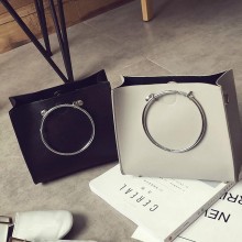 2017新款圆环手提夏季时尚潮流单肩包休闲子母包小包斜挎包