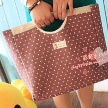 清新波点笔记本电脑包 手提包 文件包 公文包 手拎包 0.3