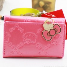 厂家直销新款hello Kitty 小包 粉色果冻钥匙包 凯