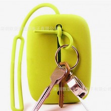 正品硅胶礼品钥匙包 方形硅胶钥匙包 硅胶钥匙包 促销礼品钥匙