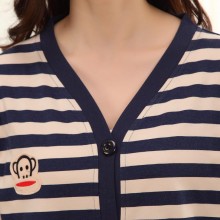家居服套装女士睡衣 条纹家居服套装女士睡衣 批发家居服套装女