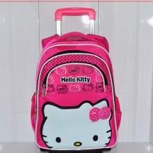 正品迪士尼白雪公主小学生拉杆书包 米奇儿童双肩背包女生 可拆